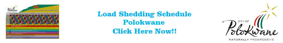Load Shedding Schedule Polokwane